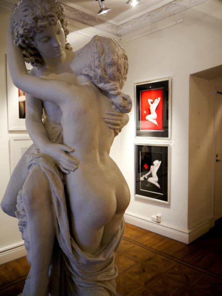 Two of the stolen  Marilyn art work